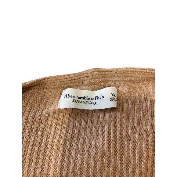 Abercrombie & Fitch Maxi Cardigan Camel Size XL - Picture 3 of 14